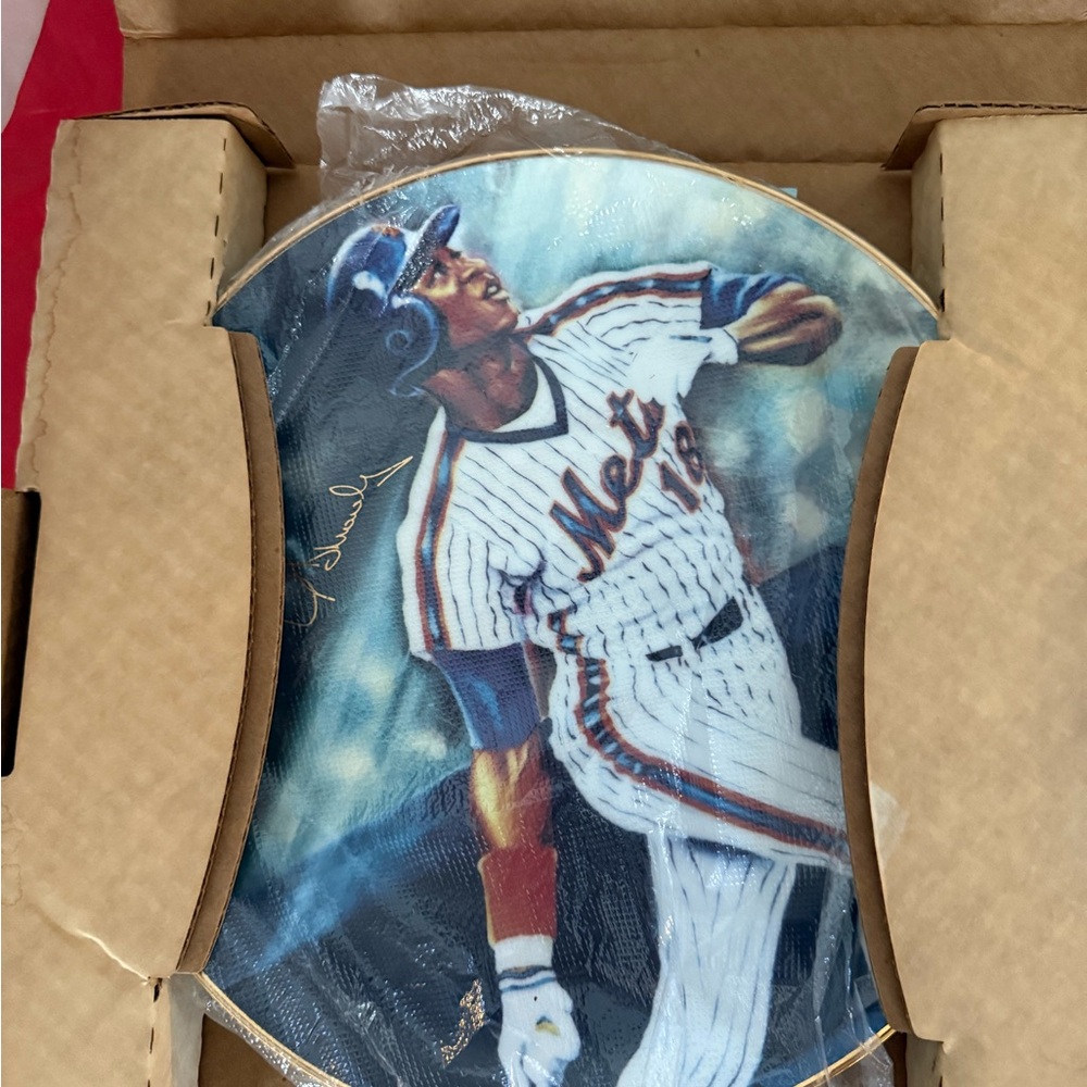 New York Mets- Darryl Strawberry Plate
